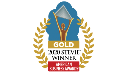 American Business Awards 2020 Gold Stevie Award logo