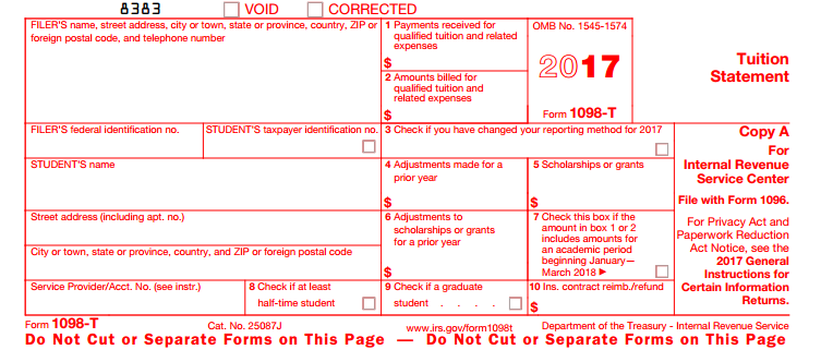 What a New IRS Change to Form 1098-T Means for Colleges ...