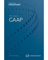 Cover of PPC's Guide to GAAP book.