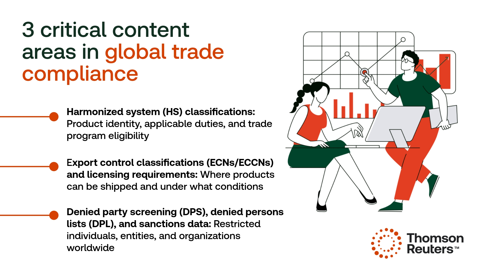 3 critical content areas in global trade compliance