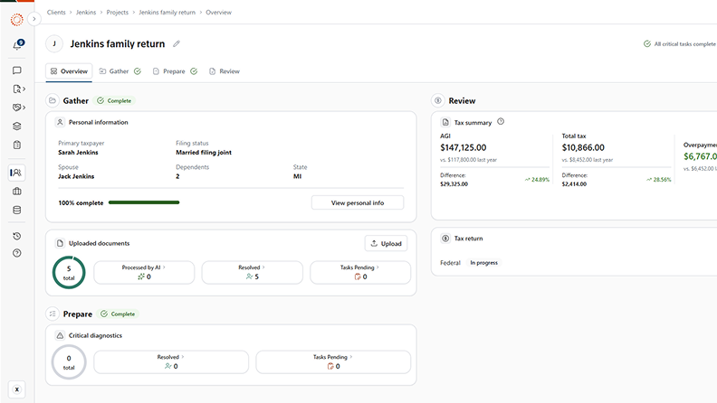 Screenshot of Ready to Review's CoCounsel platform