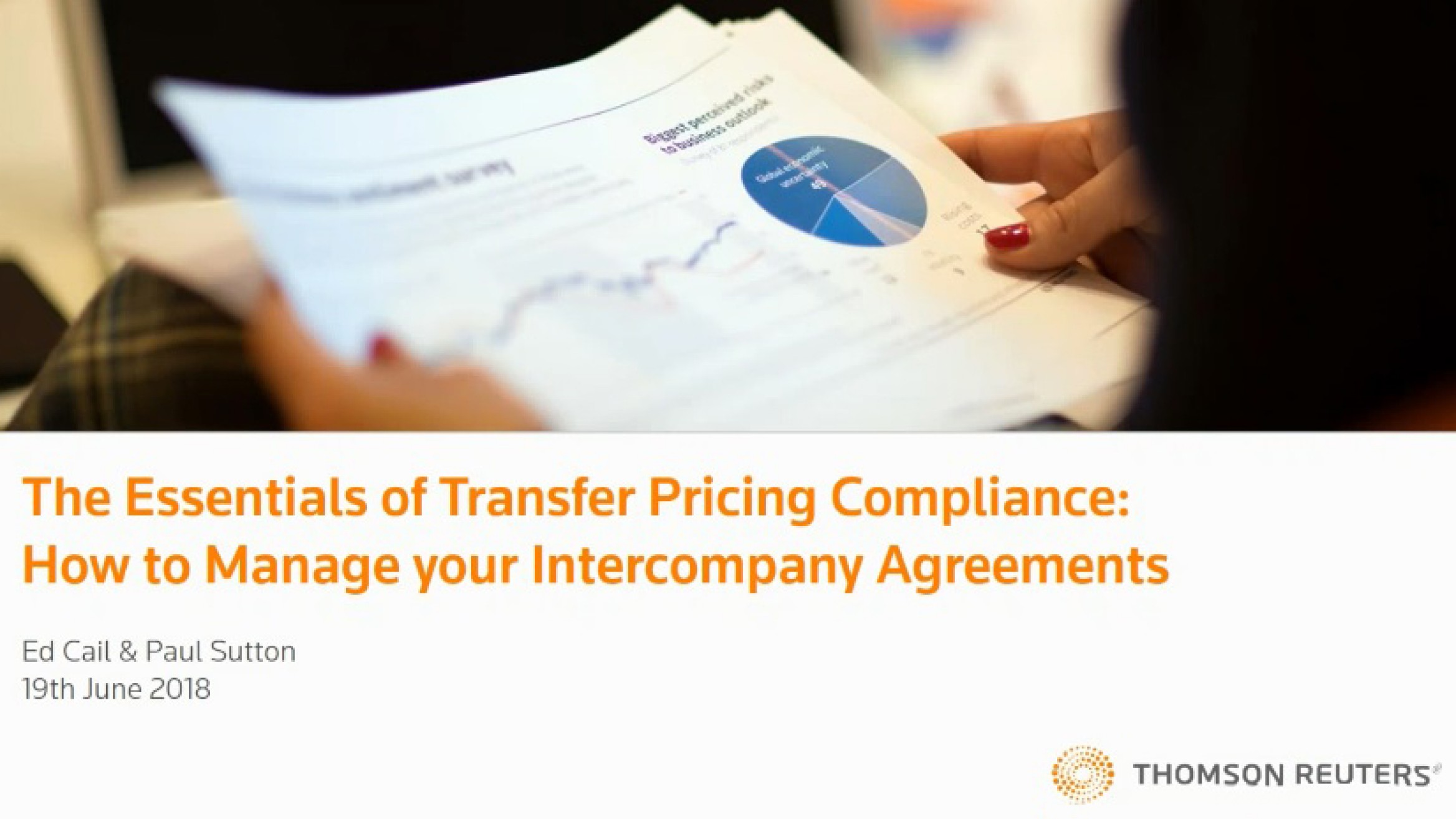 Transfer Pricing Compliance and Managing Intercompany Agreements.