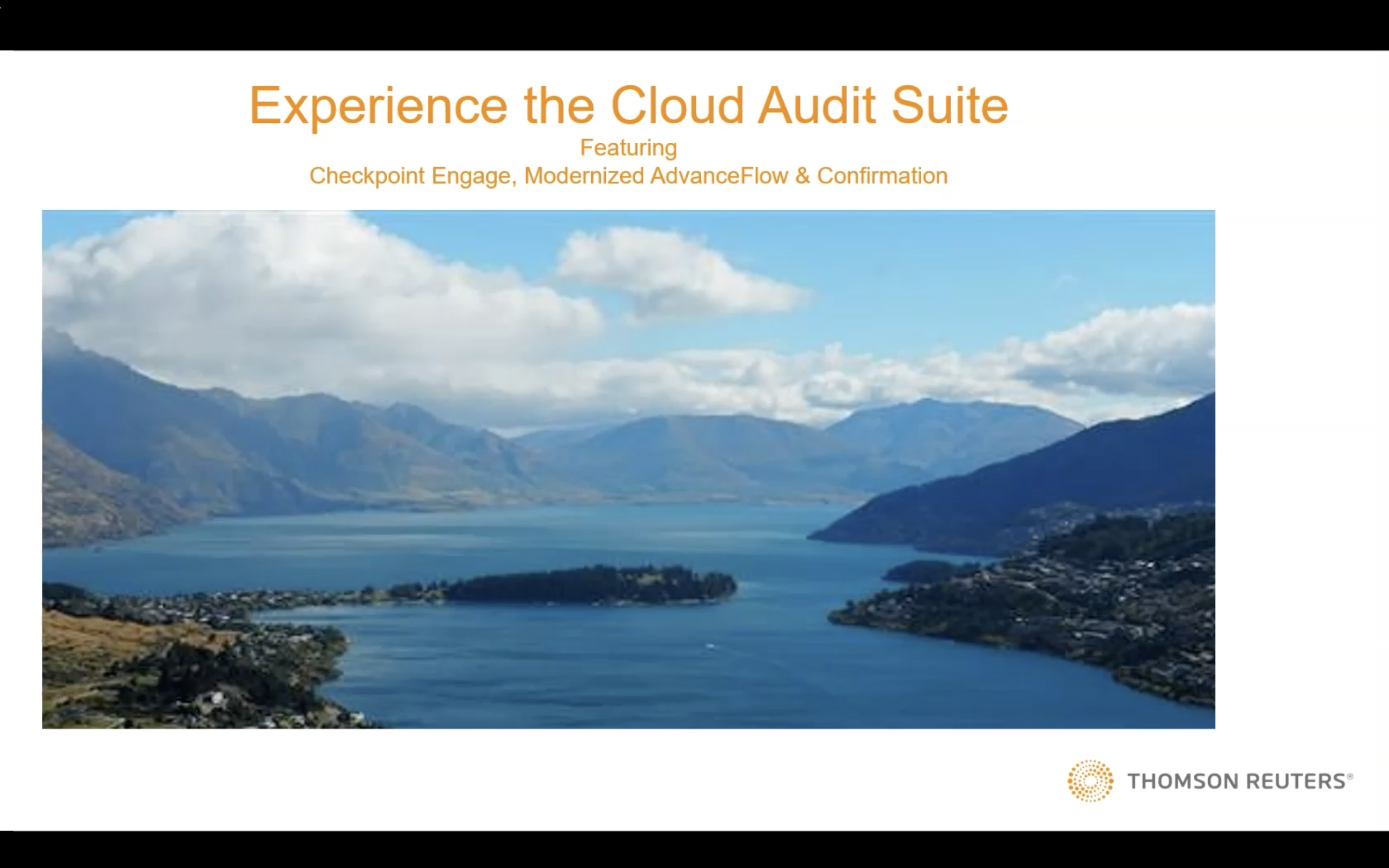 Thomson Reuters Cloud Audit Suite demo screenshot