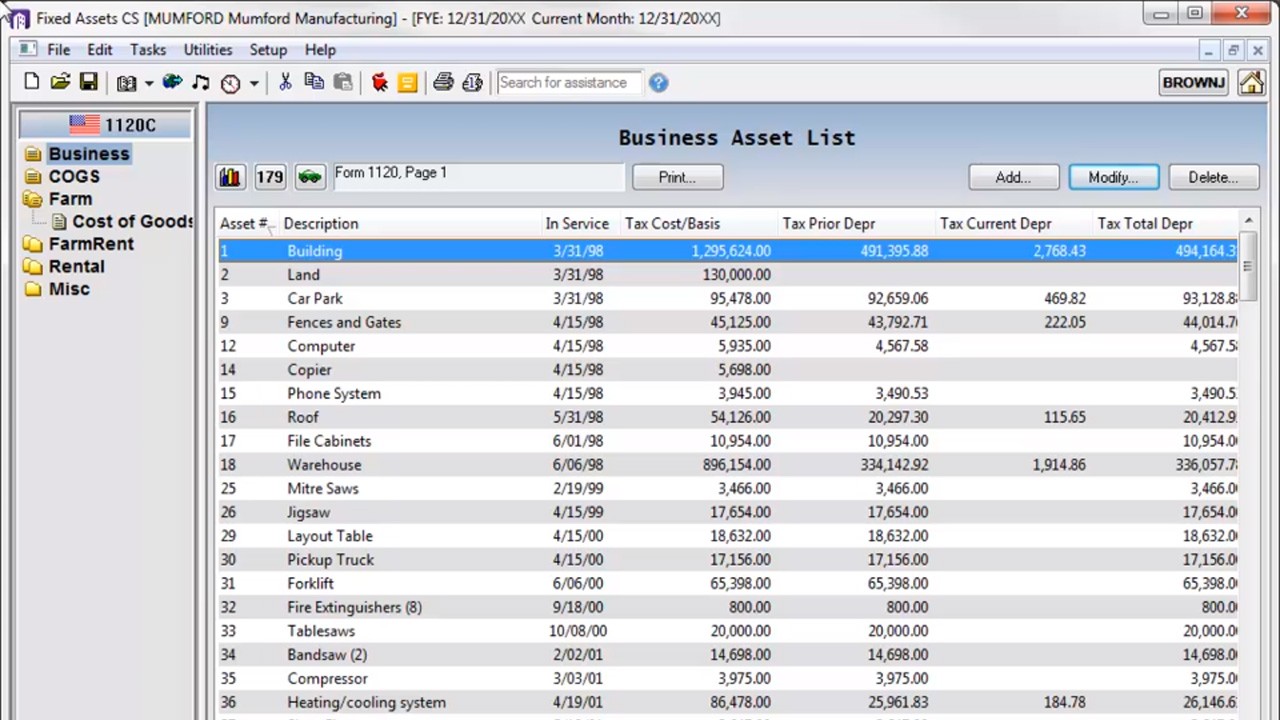 Fixed Assets CS - Chapter 1: Introduction/Reporting