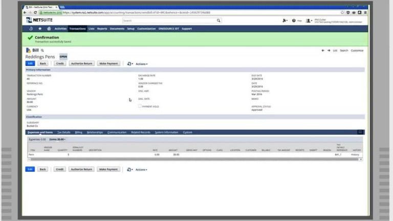 Onesource Indirect Tax Integration For Netsuite 