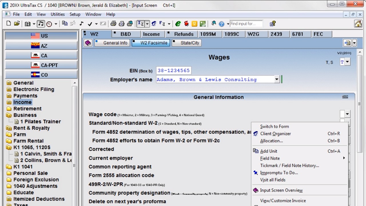 Professional Tax Software Comparison Chart