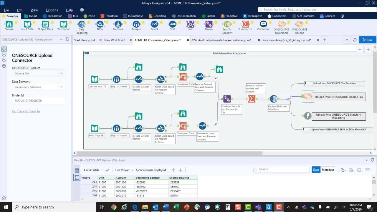Unleash your data potential with ONESOURCE Tax Provision and Alteryx video