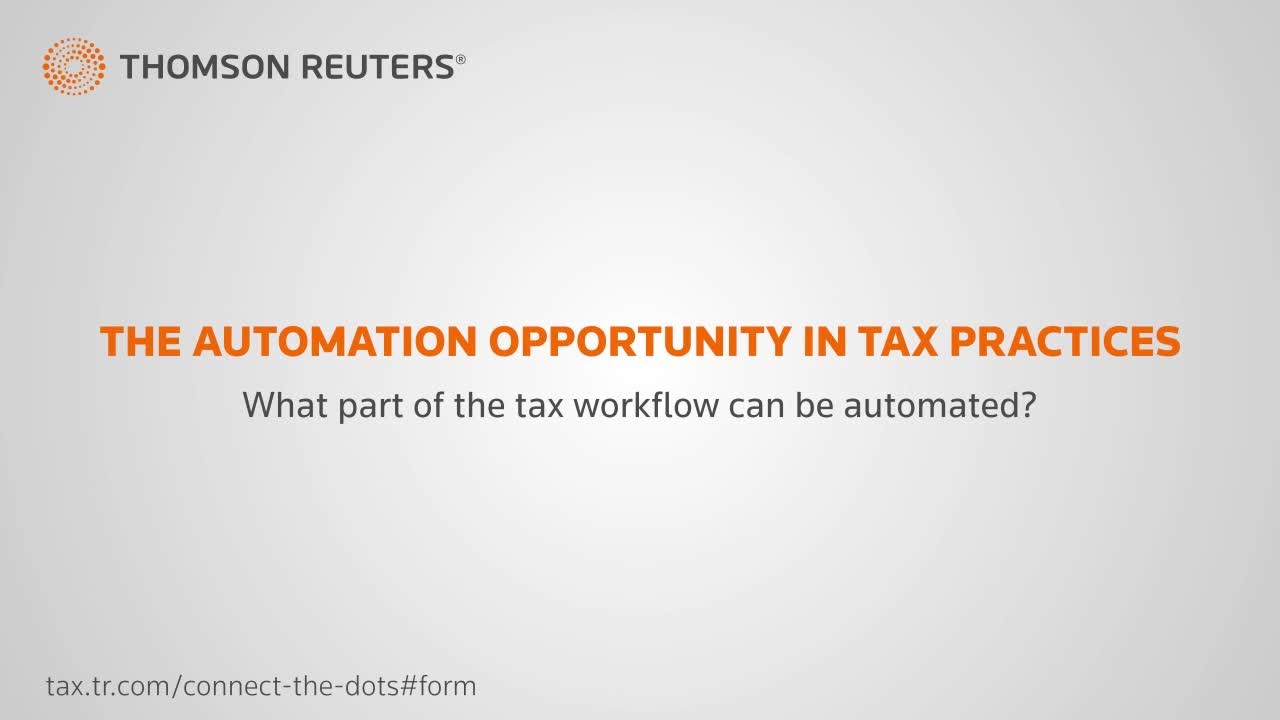 What part of the tax workflow can be automated?