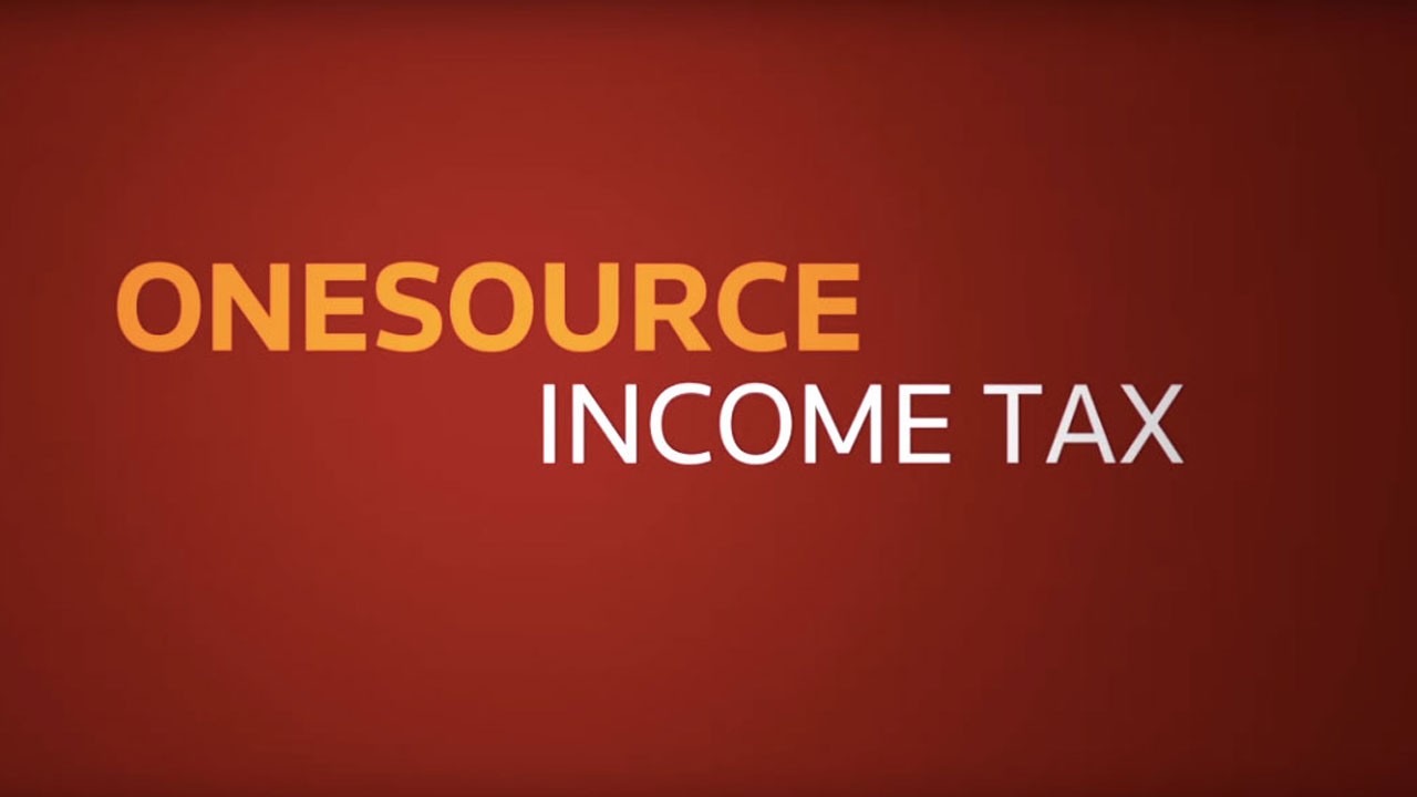 Corporate Income Tax Software | Thomson Reuters ONESOURCE