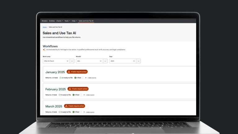 AI sales and use tax software by Thomson Reuters ONESOURCE | Thomson ...