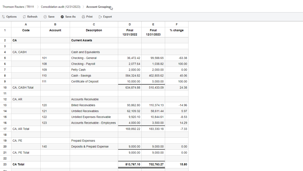 AdvanceFlow screenshot | Custome reports